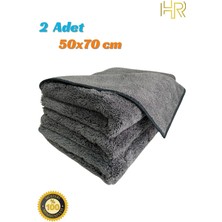 HRPAK Mikrofiber Oto Yıkama ve Araba Kurulama Bezi Büyük Boy 50X70 cm 2 adet