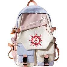 Yuying Shop SIYAH10 Tarzı Anime Berserk Sırt Çantası Okul Kitap Çantası Kadın Erkek Unisex Hediye Schoolbag Serin Kız Erkek Çocuklar Için Büyük Kapasiteli Çanta (Yurt Dışından)