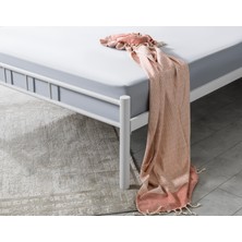 Evger K25 Beyaz Metal Karyola Çift Kişilik (160X200 Cm) Yataksız