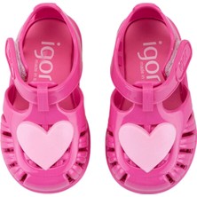 Igor Çocuk Cırtlı Sandalet S10310 Tobby Gloss  Love
