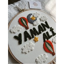 Punch Passion 30CM- Bebek Kapı Süsü/ Hastane Odası Kapı Süsü/isimli Kapı Süsü, Isimli Duvar Panosu, Punch