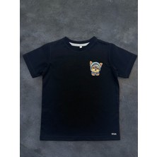 Dgk Collection Kız-Erkek Çocuk  Baskılı T-Shirt %100 Cotton