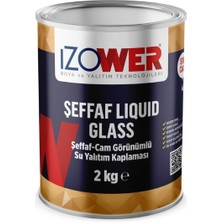 Izower Şeffaf Liquid Glass Su Yalıtımı- 2 kg