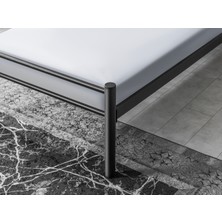 Evger K70 Siyah Metal Karyola Tek Kişilik Yataksız