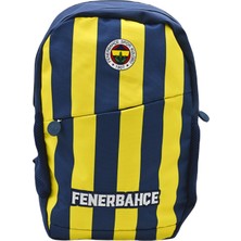 Me Çanta 3 Bölmeli Fenerbahçe Çubuklu Forma Desenli Okul Sırt Çantası 24756