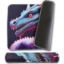 Evet Uygun 40X30CM Mouse Pad Kaymaz Kauçuk Taban Dikişli Gaming Oyuncu Mousepad Ejderha