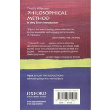 Philosophical Method, Timothy Williamson (A Very Short Introduction)