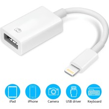 Speeduf Lightning - USB Kamera Adaptörü, Iphone/ipad Için USB 3.0 Otg Kablosu