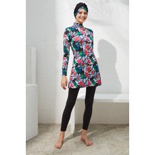 Pierre Cardin Uzun Kol Desenli Tesettür Mayo 221909