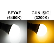 Linway Buji Fılament Ampul Damla Kivrik Uc GünIşığı 8W-2 adet