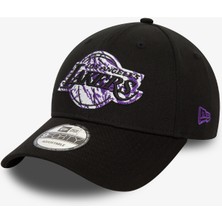 New Era Los Angeles Lakers Siyah Şapka.-