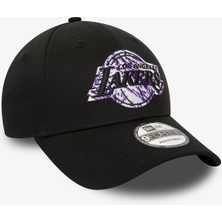 New Era Los Angeles Lakers Siyah Şapka.-