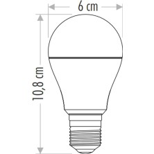 Linway Renkli LED  Ampul Kirmizi 9W