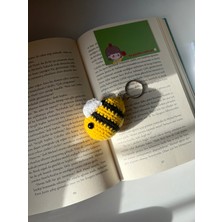 Sumicorn Design Sevimli Arı Amigurumi El Örgüsü Anahtarlık ve Çanta Aksesuarı