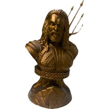 İn3dex Aquaman Figür - Dc - Aquaman Büst - 20 cm Boyutunda - Su Kahramanı