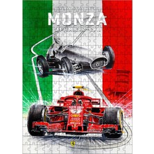 Tablomega Ahşap Mdf Puzzle Yapboz Formula 1 Monza Pisti 255 Parça 35*50 cm