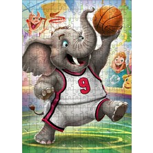 Ekart Ahşap Mdf Puzzle Yapboz Basketbol Oynayan Film 255 Parça 35*50 cm