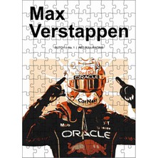 Ekart Ahşap Mdf Puzzle Yapboz Max Verstappen Formula 1 120 Parça 25*35 cm