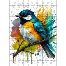 Ekart Ahşap Mdf Puzzle Yapboz Renkli Kuş 120 Parça 25*35 cm