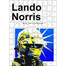 Ekart Ahşap Mdf Puzzle Yapboz Formula 1 Lando Norris 120 Parça 25*35 cm