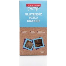 Eczacının Çiftliği Glutensiz Tuzlu Kraker 35g X 3 Adet / Vegan, Şeker Ilavesiz, Katkısız, Koruyucusuz