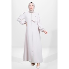 Beyza 3885 Tesettür  Bej Ferace