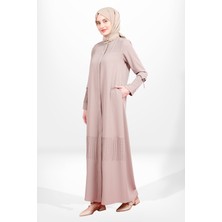 Beyza 3970 Nervürlü Bej Ferace