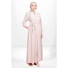 Beyza 3923 Bej  Tokalı Ferace