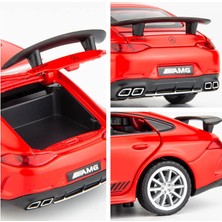 Dabo 1/32 Benz Amg GT63 Model Araba Çinko Alaşımlı Döküm Koleksiyon Oyuncak Araba Işık ve Ses ile Geri Çekin Oyuncak Araç 3+ Yaş Çocuklar Için (Kırmızı) (Yurt Dışından)