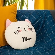 Keyfim Shop Sevimli Kedi Polar Yastık 35*35CM