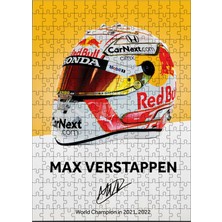 Ekart Ahşap Mdf Puzzle Yapboz Max Verstappen Formula 1 255 Parça 35*50 cm