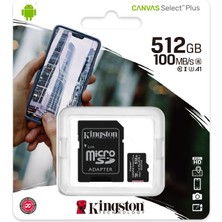 KINGSTON 512GB MicroSD CL10 SDCS2/512GB