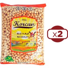 Korcan Beyaz Nohut 1 kg 8 mm x 2 Adet