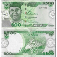 Emir Collection Nijerya 2023 Yılı 500 Naira Yabancı Kağıt Para Çil (Unc) Koleksiyon Para