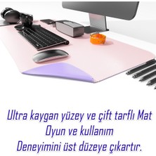 Deri Mousepad Oyuncu 80X40CM Matı Laptop ve Bilgisayar Uyumlu Geniş Gaming Masa Sümeni ve Mouse Pad Ofis Uyumlu