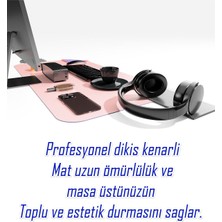 Deri Mousepad Oyuncu 80X40CM Matı Laptop ve Bilgisayar Uyumlu Geniş Gaming Masa Sümeni ve Mouse Pad Ofis Uyumlu