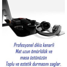 Deri Mousepad Oyuncu Matı Laptop ve Bilgisayar Uyumlu Geniş Gaming Masa Sümeni ve Mouse Pad 80X40CM