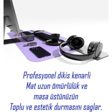 Deri Mousepad Oyuncu 80X40CM Matı Laptop ve Bilgisayar Uyumlu Geniş Gaming Masa Sümeni ve Mouse Pad Ofis Uyumlu