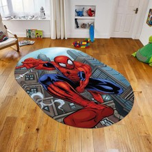 Viyana Home Dijital Baskılı Kaymaz Taban Yıkanabilir Oval Çocuk Odası Oyun Halısı, V-O-Çocuk-40-Renkli,