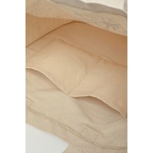 Cloths Cloth 10.01 Coffe Tote Bag (Baskılı Körüklü Bez Çanta)