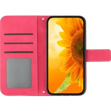 4U Sky Xiaomi Redmi A3 Deri Kılıf Crossbody Cüzdan Telefon Kapağı-Gül (Yurt Dışından)