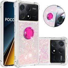 4U Sky Xiaomi Poco X6 Pro 5g Kılıf Kickstand Tpu Telefon Kapağı-Pembe/pentagram Için (Yurt Dışından)