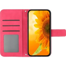 4U Sky Xiaomi Redmi Note 13 Pro 4g Deri Cüzdan Kılıf Crossbody Telefon Kapağı-Gül (Yurt Dışından)