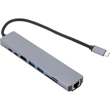 Buyfun 8-In-1 USB C Hub Type-C Hub Adaptörü 4K Hd RJ45 Ethernet (Yurt Dışından)