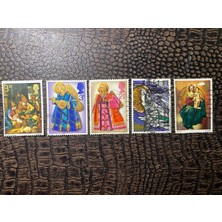 Ephemera Ingiltere Damgalı Pullar Büyük Ebat Ingiliz Lot