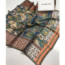 Armine Sura Ipek Eşarp Turuncu, Mercan, Vizon 7932-S09
