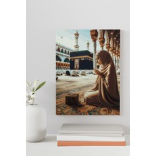 Picasso World Hobby Art Picasso Sayılarla Boyama Tuval Hobi Seti Kabe'de Dua