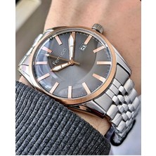 Ferrucci  erkek Takvimli Metal Kordon Kol Saati