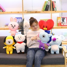 Scentu Yfashion 1 Adet Sıcak 25 cm Kawaii Tan Boys Bts BT21 Yastık Peluş Oy Ata Van Cooky Mmy Shooky Koya Rj Mang Ift Ldren Noel (Yurt Dışından)