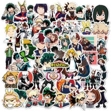 Scentu 50 Adet/paket My Hero Academia Japonya Anime Çıkartmalar Dıy Kaykay Gitar Dizüstü Bilgisayar Için (Yurt Dışından)